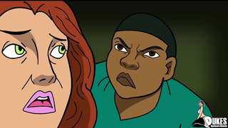 Miżżewġa gang mara sħun banged fi sqaq