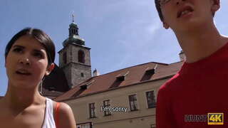 HUNT4K. Баян анчин seduces намхан хар үстэй хүн шаардлагатай бэлэн мөнгө амралт