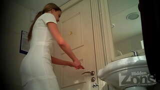 Groot oog van die anus en vagina close-up!