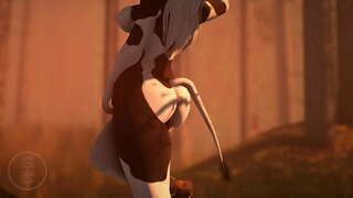 Көпчүлүк сиськастая уч трахает симпатичного оленя