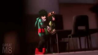 הגיבור שלי האקדמיה דמויות סקס