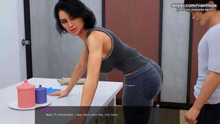 ���ोएर stepmom गरेको तातो ठूलो सुन्दर गधा l उत्तेजक विशेषताहरू l Milfy शहर एल भाग #22