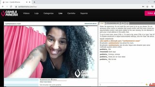 Gostosa fare bundao gozando ao vivo na live